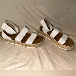 White Strappy Sandals